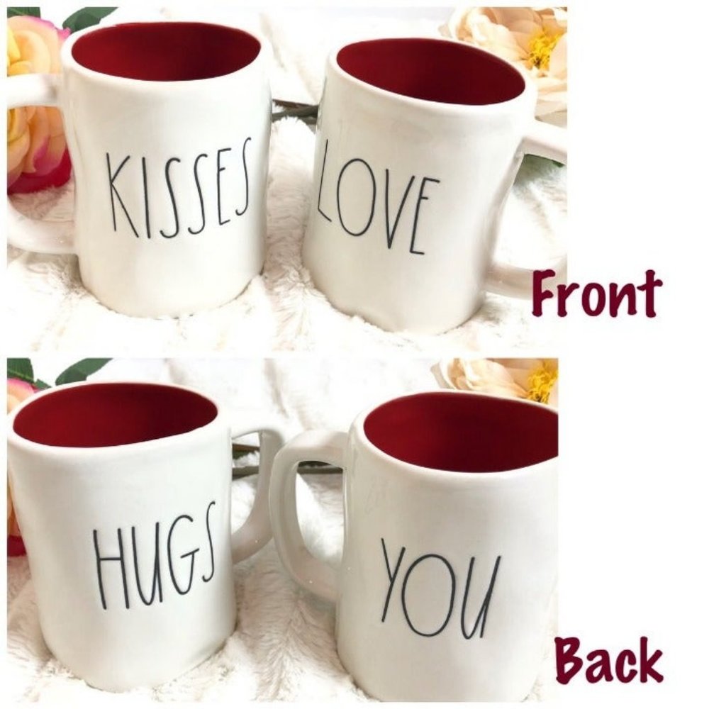 Dunn "Hugs Kisses" & "Love You" Mug Set